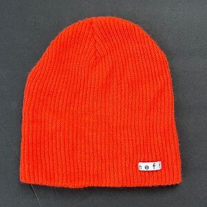 Neff Bright Orange Knit Beanie